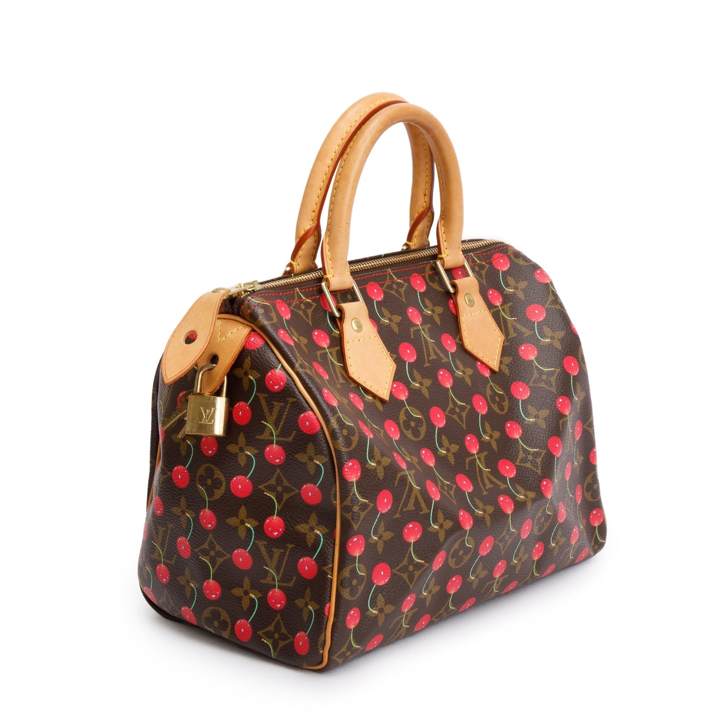 Louis Vuitton Limited Edition Monogram Cerises Speedy 25