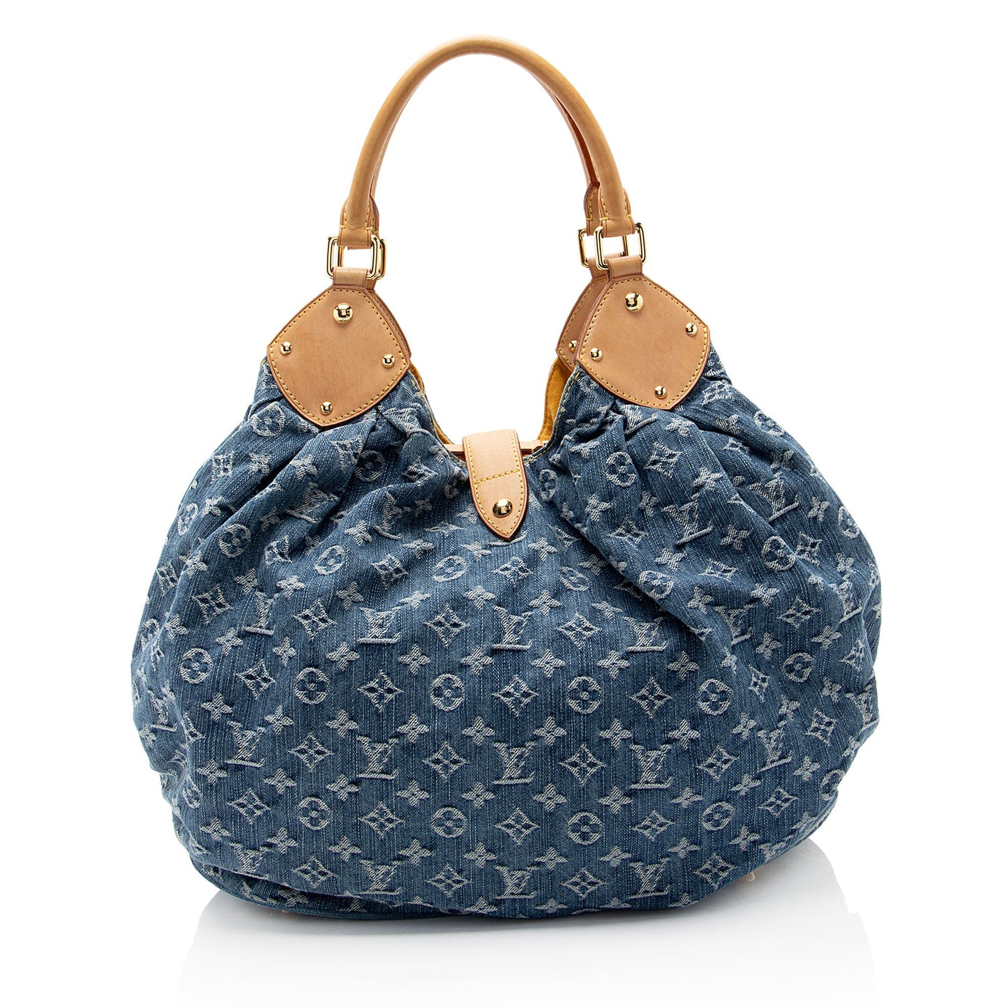 Louis Vuitton Limited Edition Monogram Denim XL Hobo (SHF-nzZZU8)