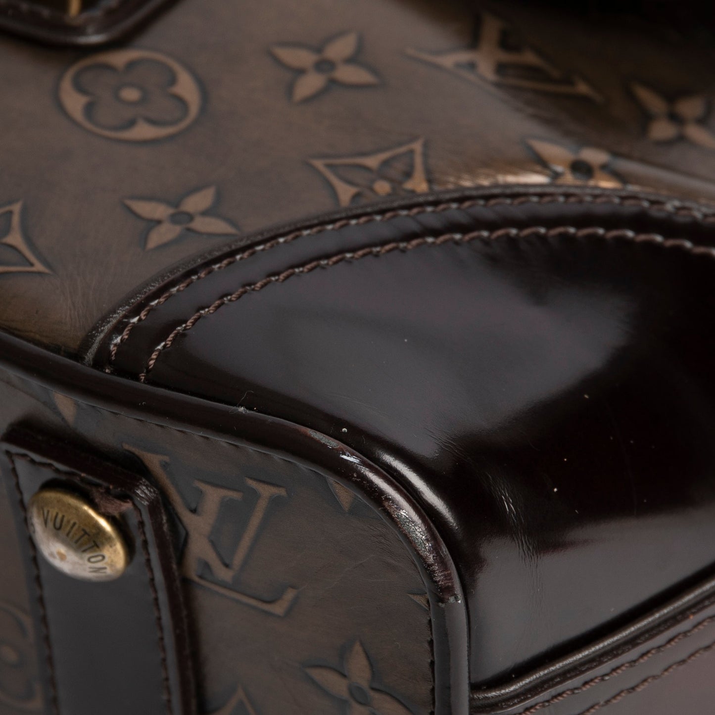 Louis Vuitton Limited Edition Monogram Embossed Sergeant PM
