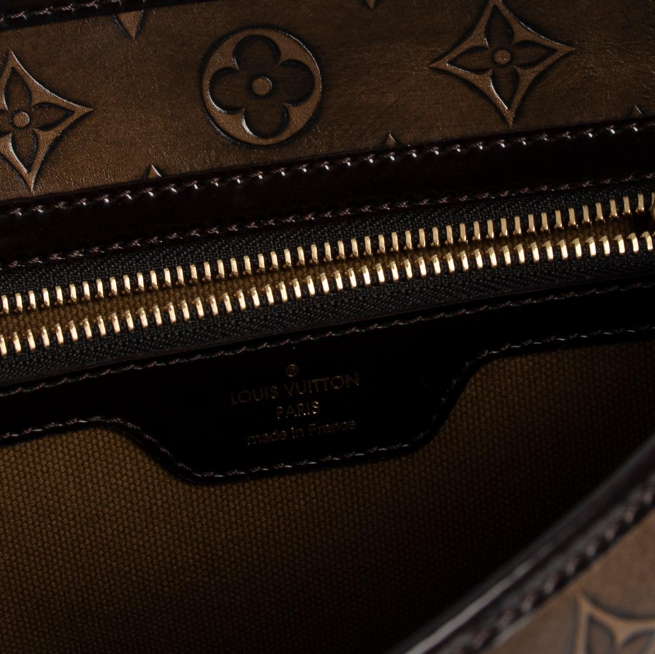 Louis Vuitton Limited Edition Monogram Embossed Sergeant PM