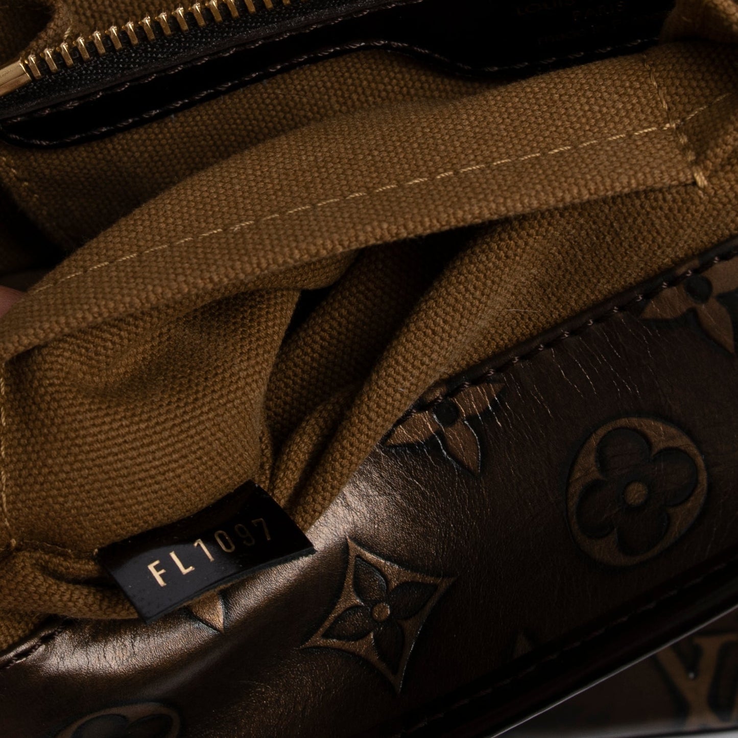 Louis Vuitton Limited Edition Monogram Embossed Sergeant PM