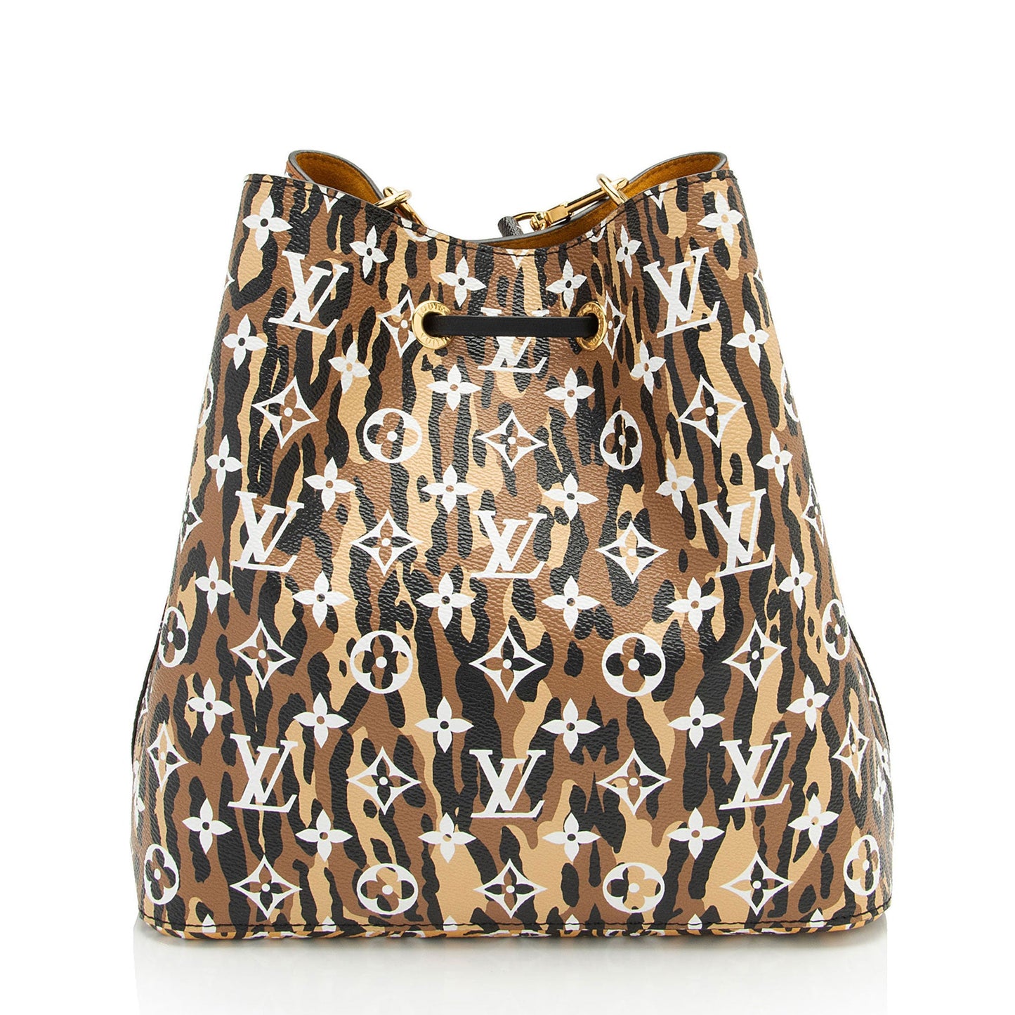 Louis Vuitton Limited Edition Monogram Giant Jungle Neonoe MM Shoulder Bag (SHF-3jkPew)