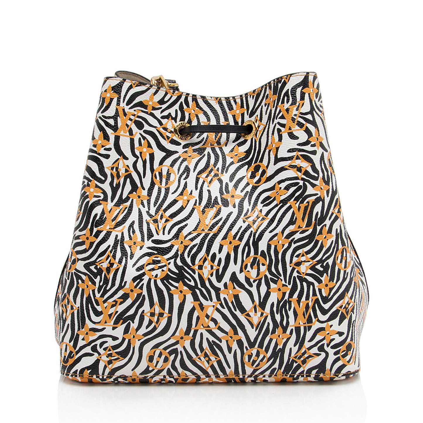 Louis Vuitton Limited Edition Monogram Giant Jungle Neonoe MM Shoulder Bag (SHF-Dk9oys)