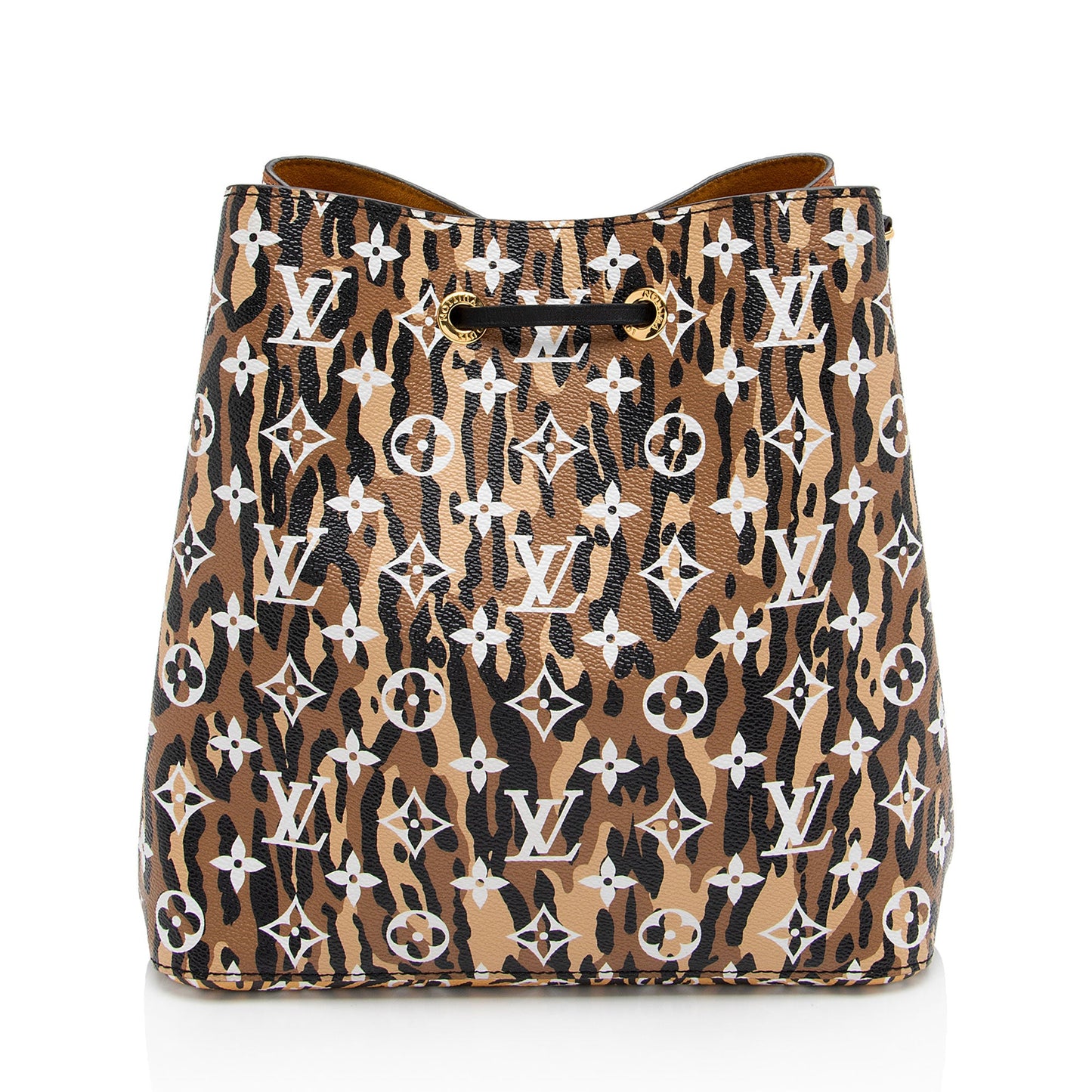 Louis Vuitton Limited Edition Monogram Giant Jungle Neonoe MM Shoulder Bag (SHF-3rqmFR)