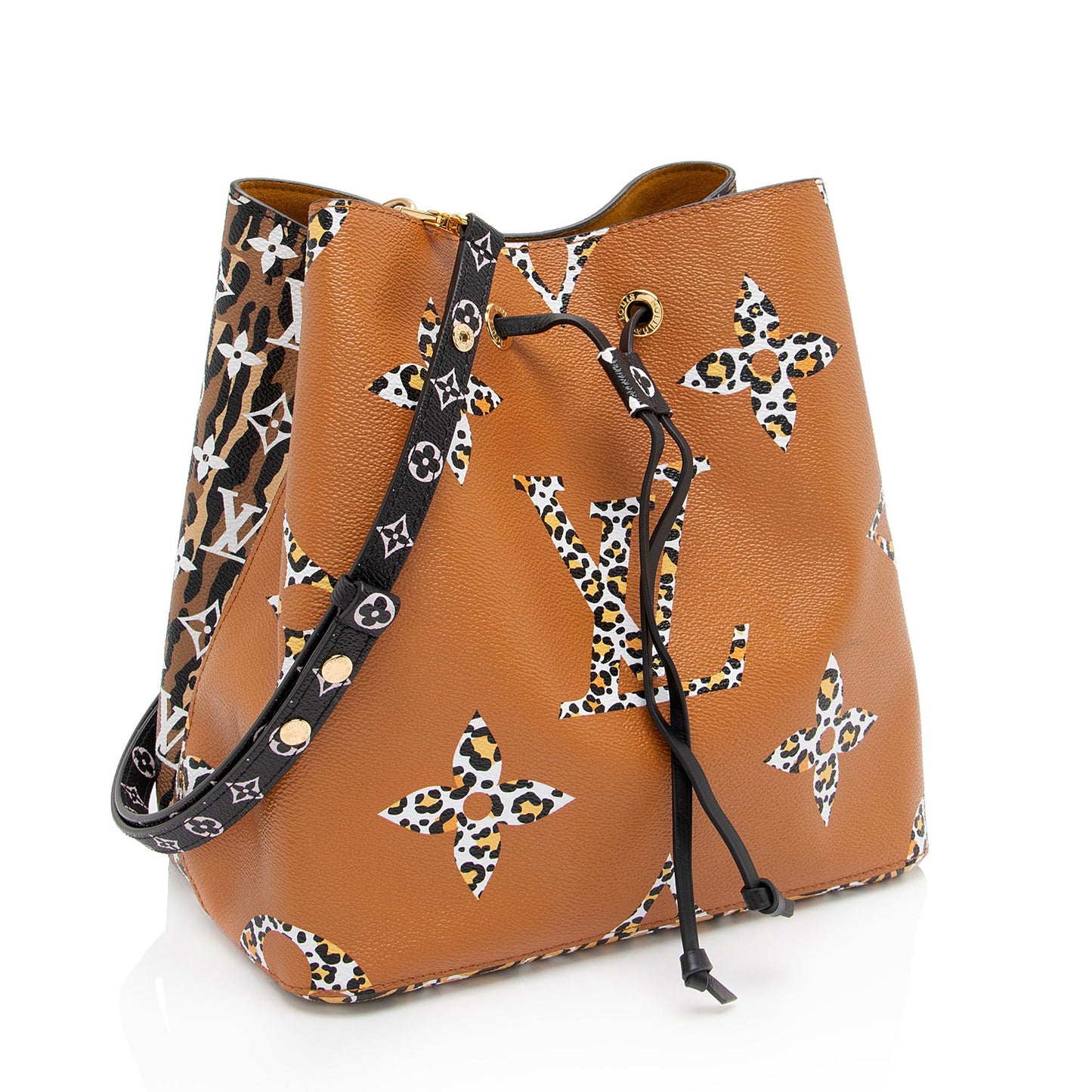 Louis Vuitton Limited Edition Monogram Giant Jungle Neonoe MM Shoulder Bag (SHF-3rqmFR)