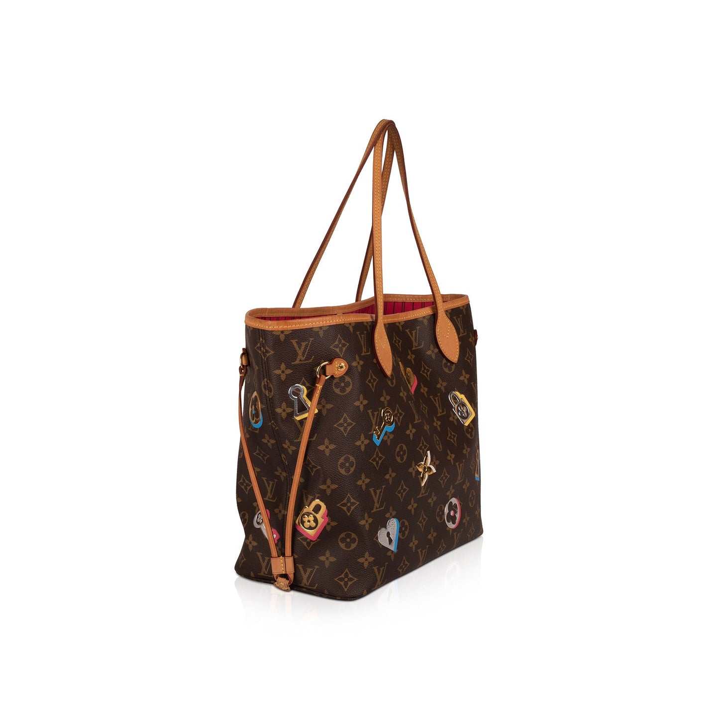 Louis Vuitton Limited Edition Monogram Love Lock Neverfull MM