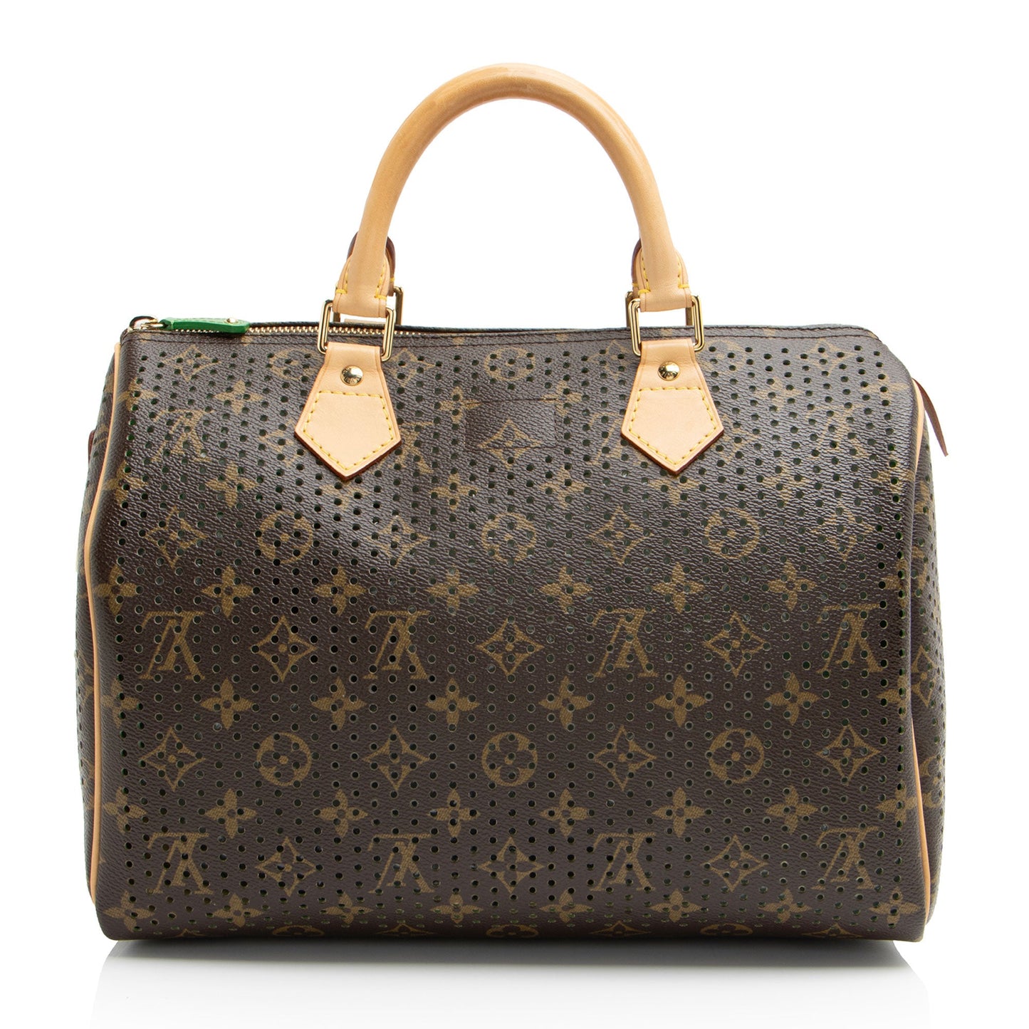 Louis Vuitton Limited Edition Monogram Perforated Speedy 30 Satchel