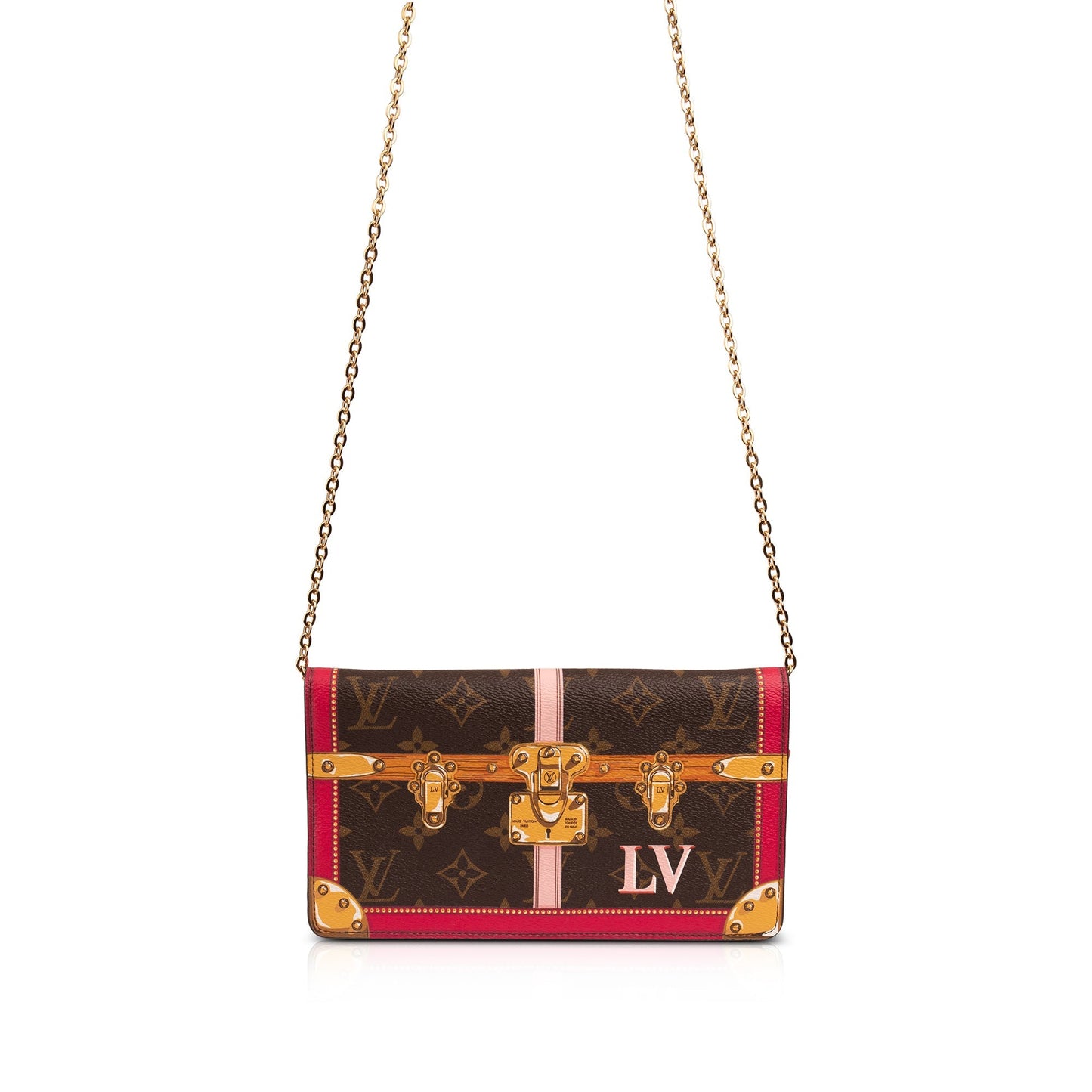 Louis Vuitton Limited Edition Monogram Summer Trunks Weekend Pochette
