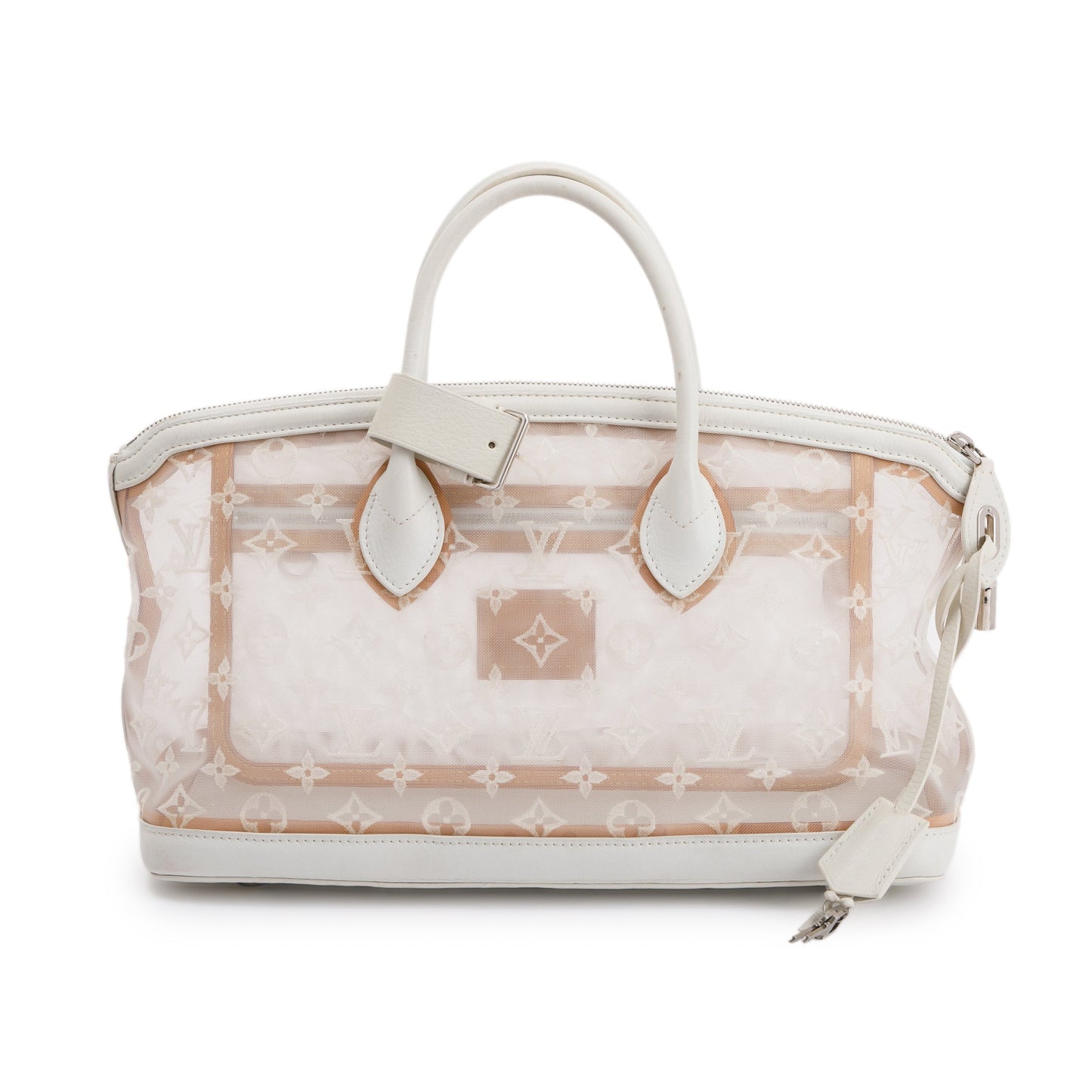 Louis Vuitton Limited Edition Monogram Transparence Lockit East-West Bag