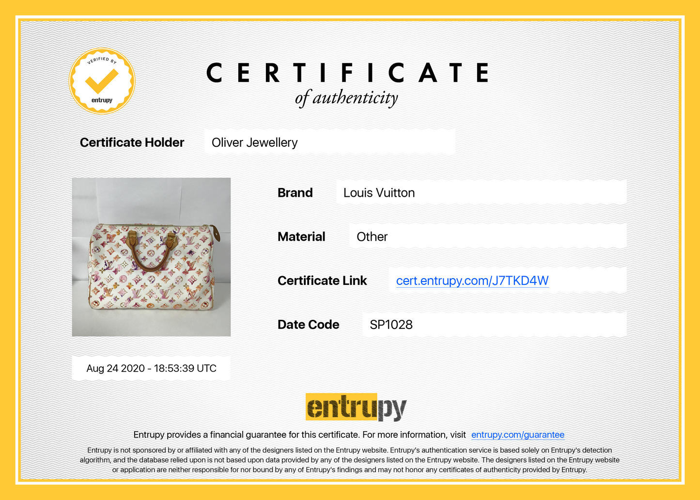 Louis Vuitton Limited Edition Monogram Watercolor Aquarelle Speedy 35