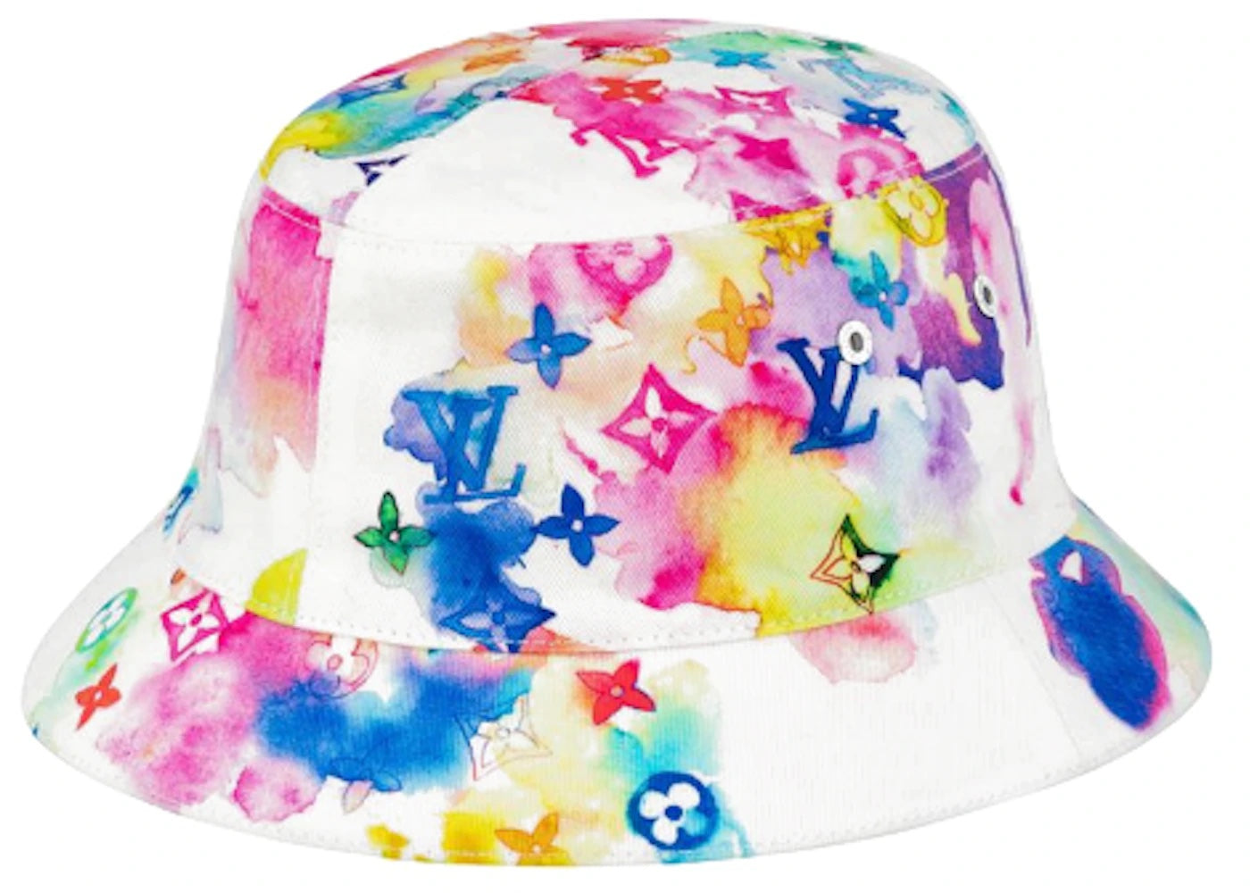LOUIS VUITTON LIMITED EDITION WATERCOLOR MONOGRAM BUCKET HAT