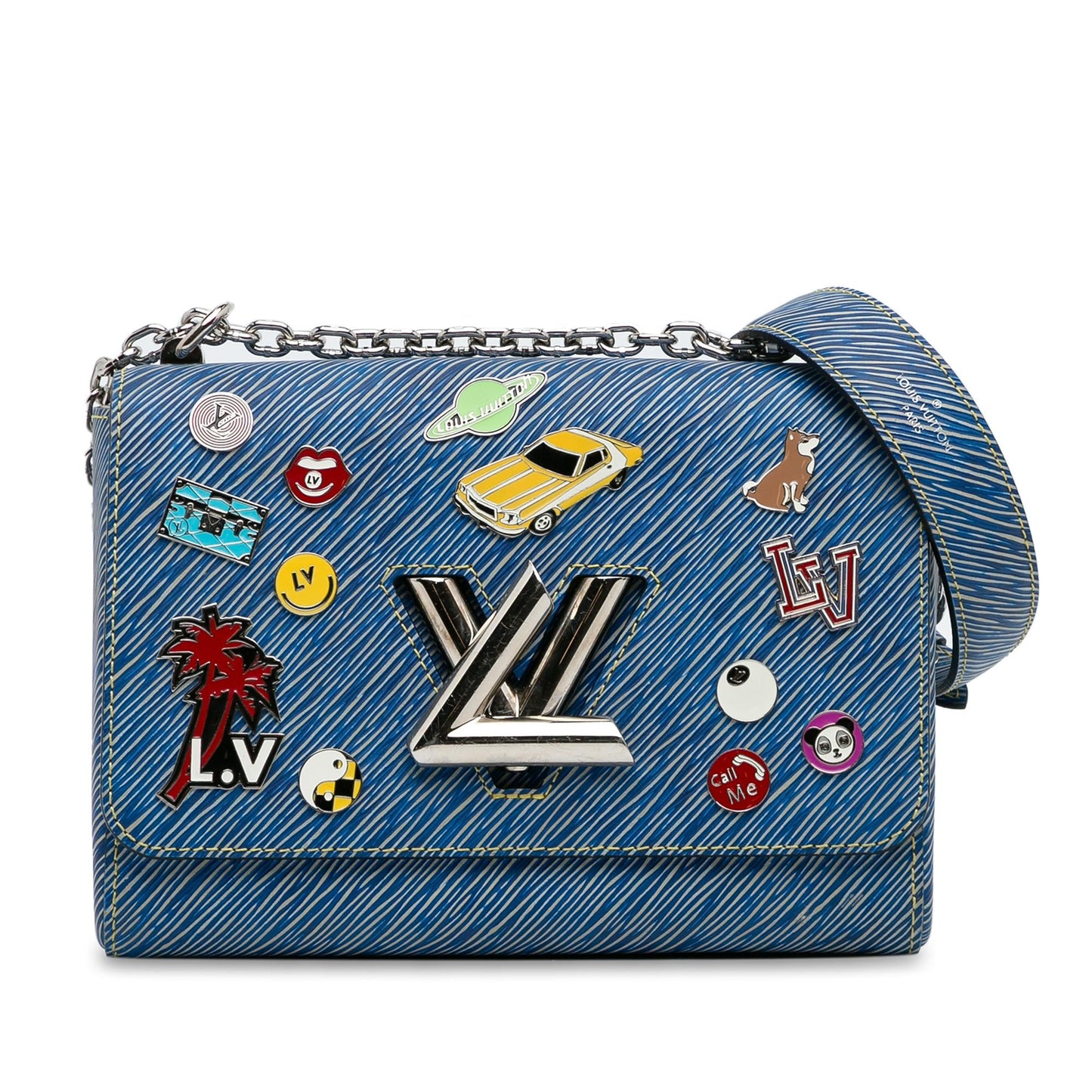 Louis Vuitton Limited Edition Pins Embellished Epi Twist MM (SHG-DNZ31f)