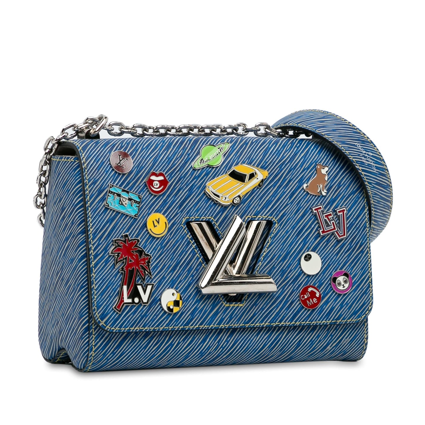 Louis Vuitton Limited Edition Pins Embellished Epi Twist MM (SHG-DNZ31f)
