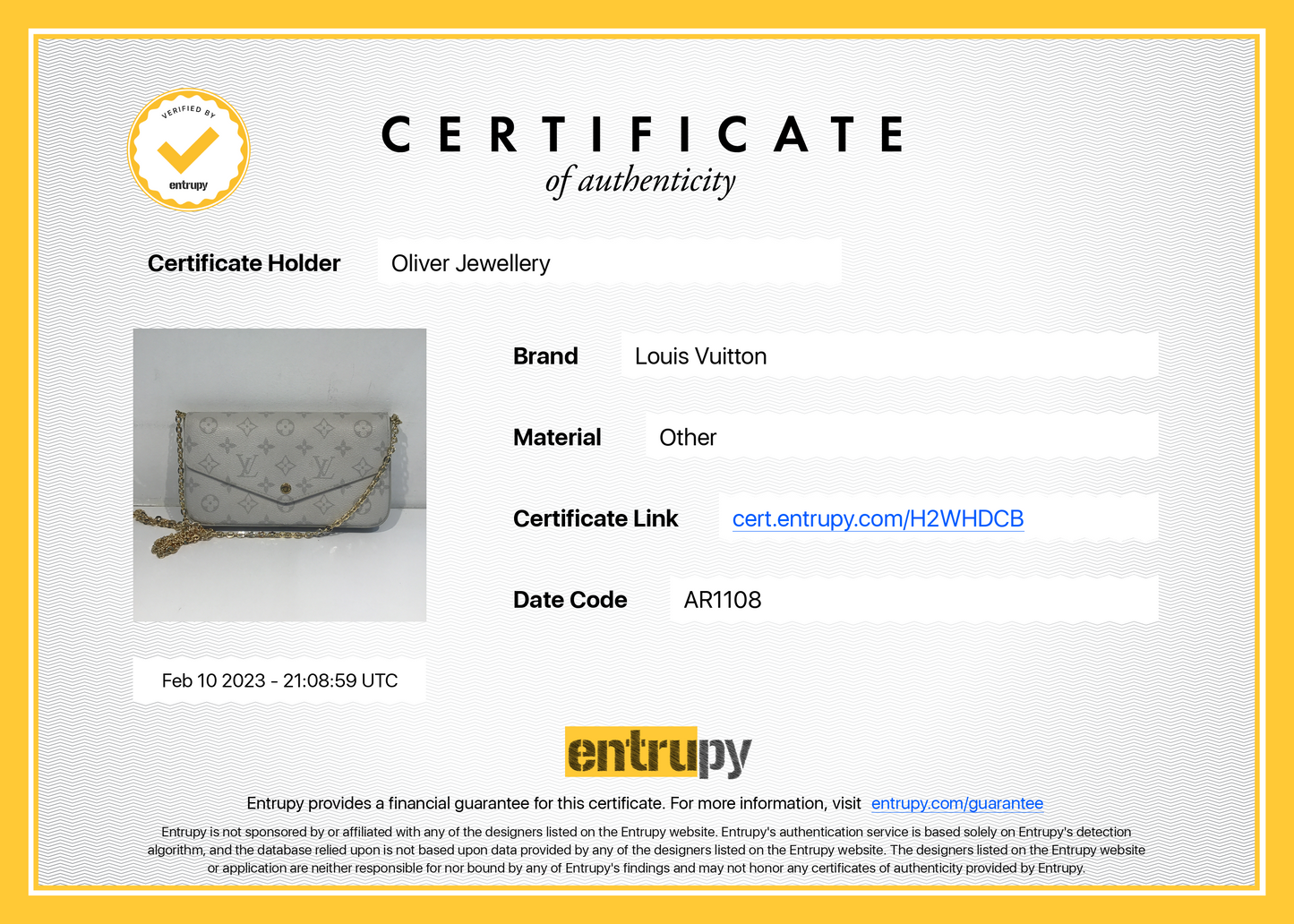 Louis Vuitton Limited Edition White Monogram Felicie Pochette