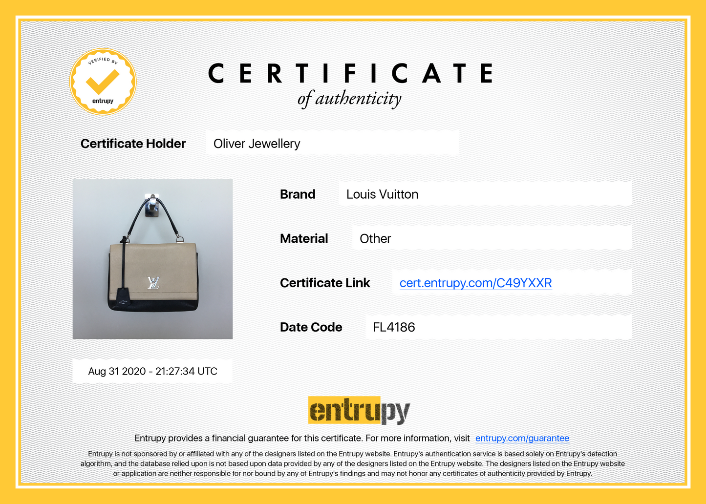 Louis Vuitton Lockme II Bag