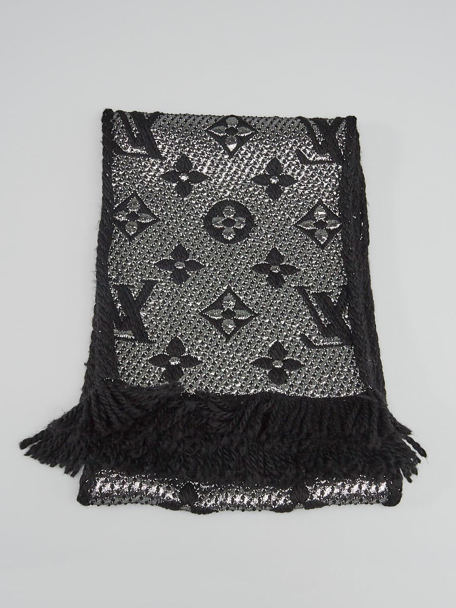 LOUIS VUITTON LOGOMAINA SILK WOOL SCARF