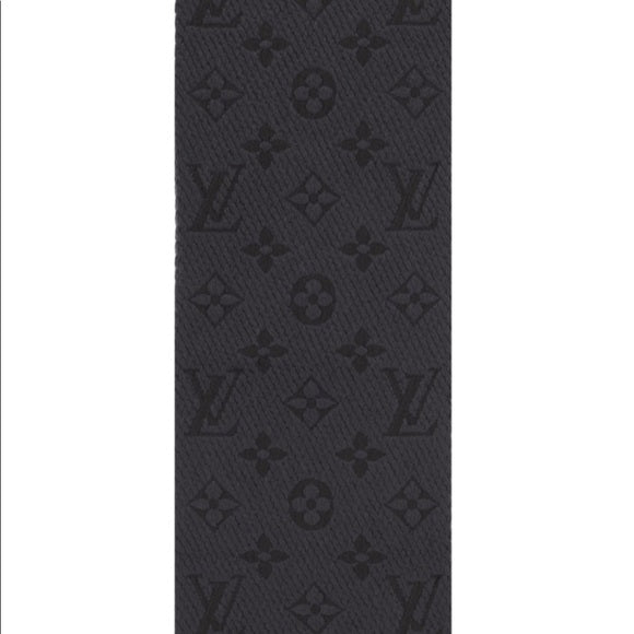 LOUIS VUITTON LOGOMANIA WOOL BLEND SCARF