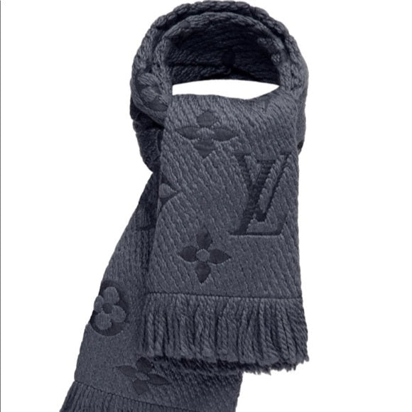 LOUIS VUITTON LOGOMANIA WOOL BLEND SCARF