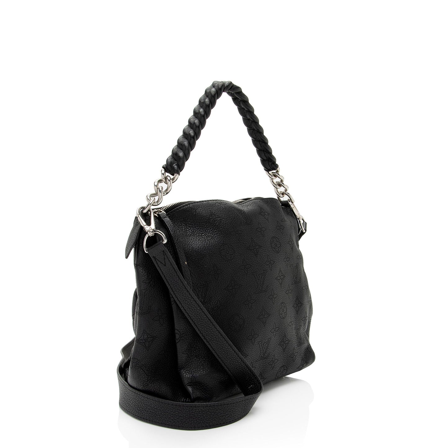 Louis Vuitton Mahina Leather Babylone Chain BB Satchel (SHF-mSHVXp)
