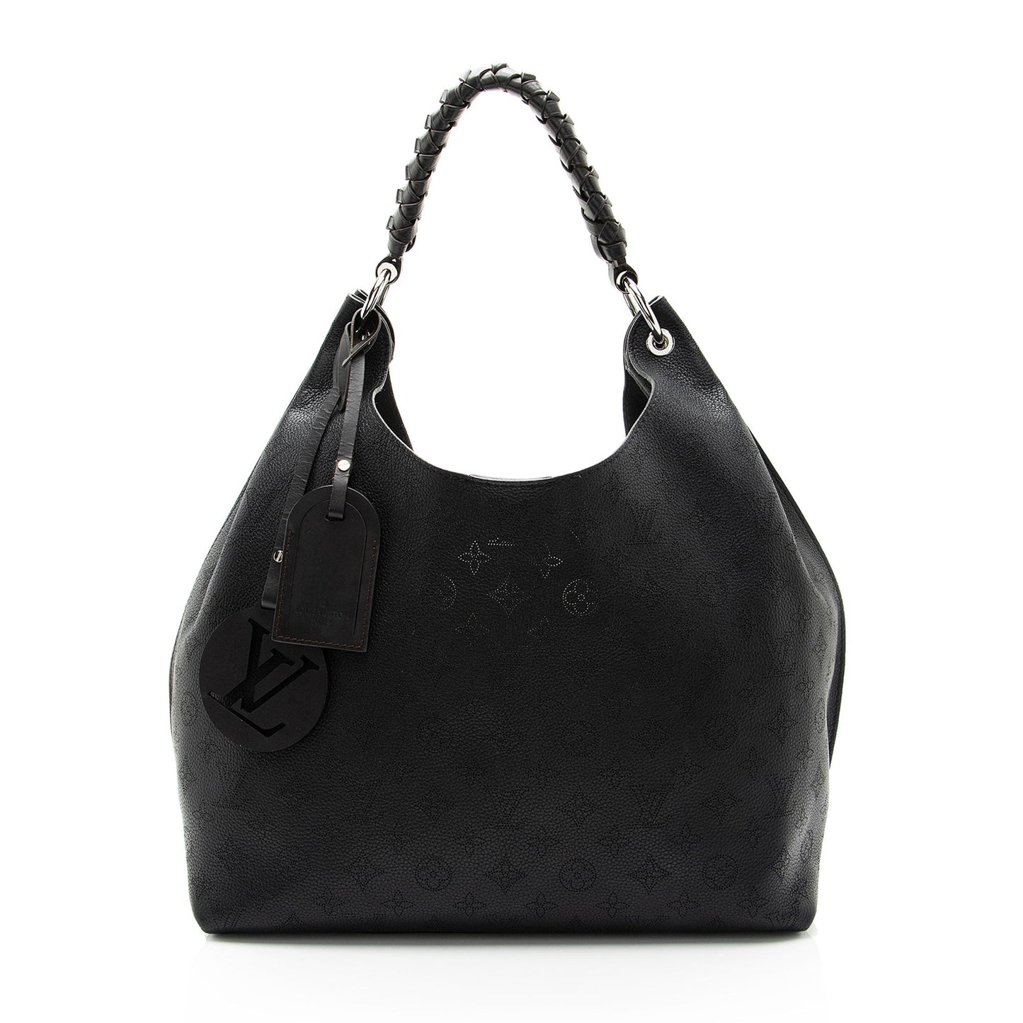 Louis Vuitton Mahina Leather Carmel Hobo (SHF-SK1HwZ)