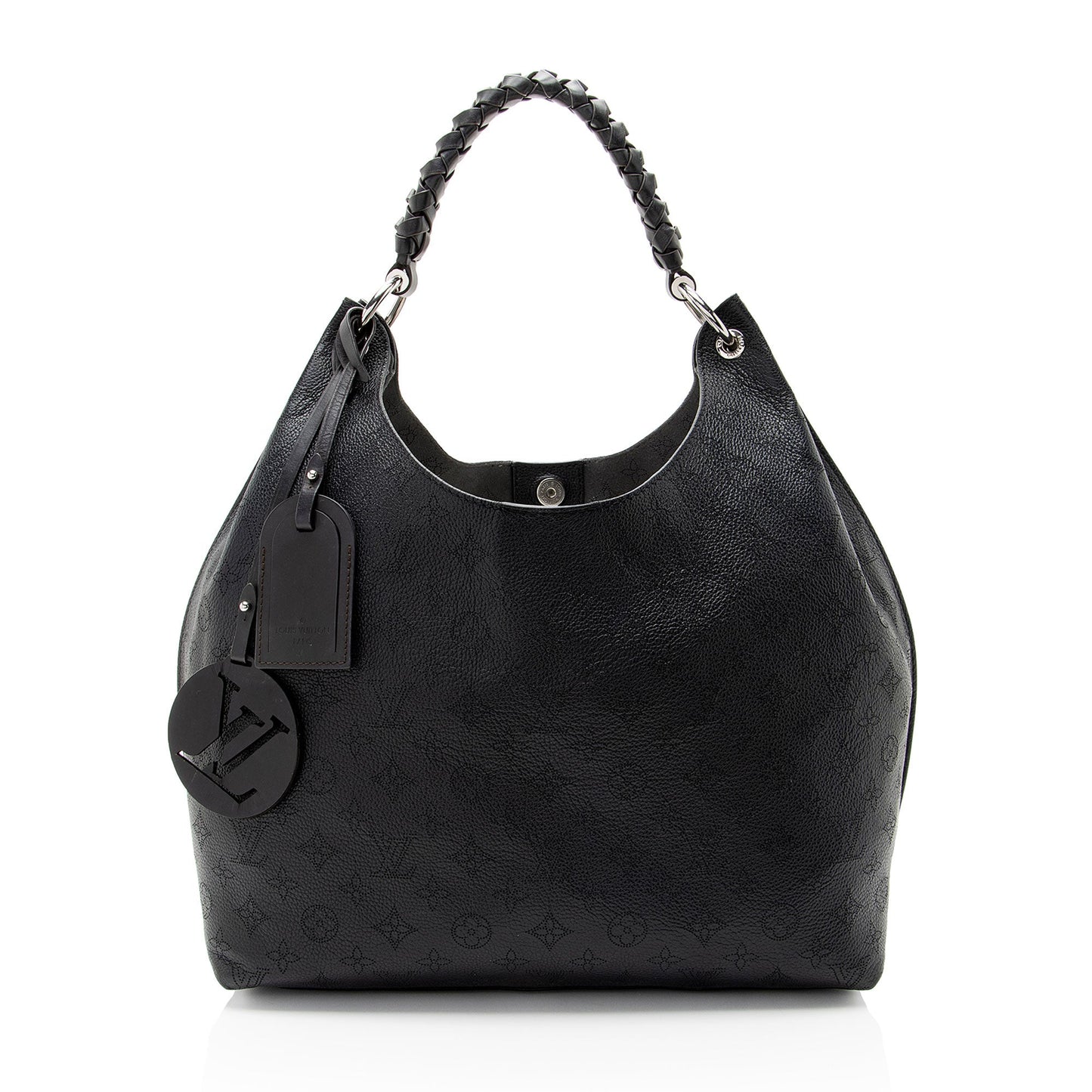 Louis Vuitton Mahina Leather Carmel Hobo
