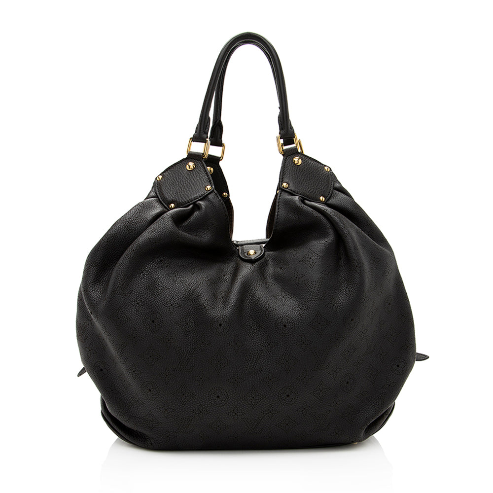 Louis Vuitton Mahina Leather L Hobo (SHF-19856)