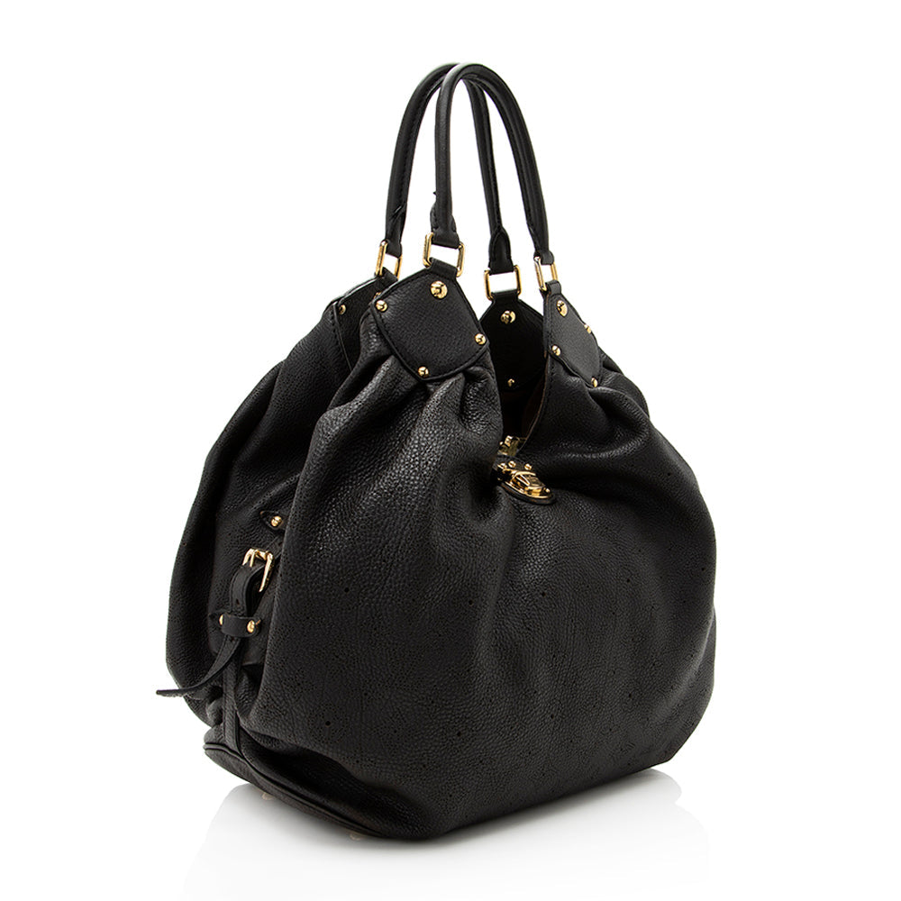 Louis Vuitton Mahina Leather L Hobo (SHF-19856)