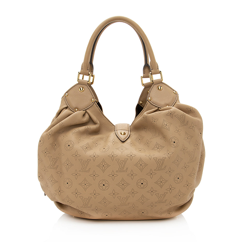 Louis Vuitton Mahina Leather L Hobo (SHF-19845)
