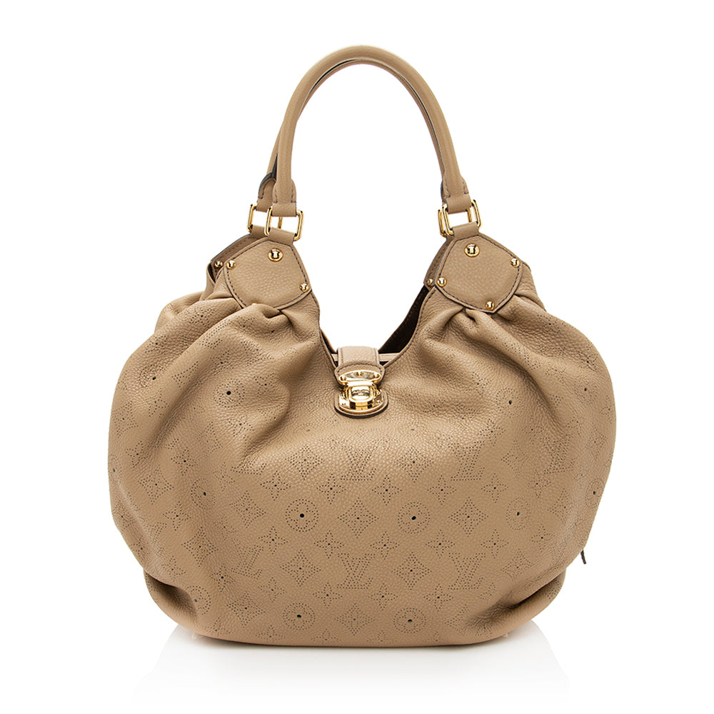 Louis Vuitton Mahina Leather L Hobo (SHF-19845)