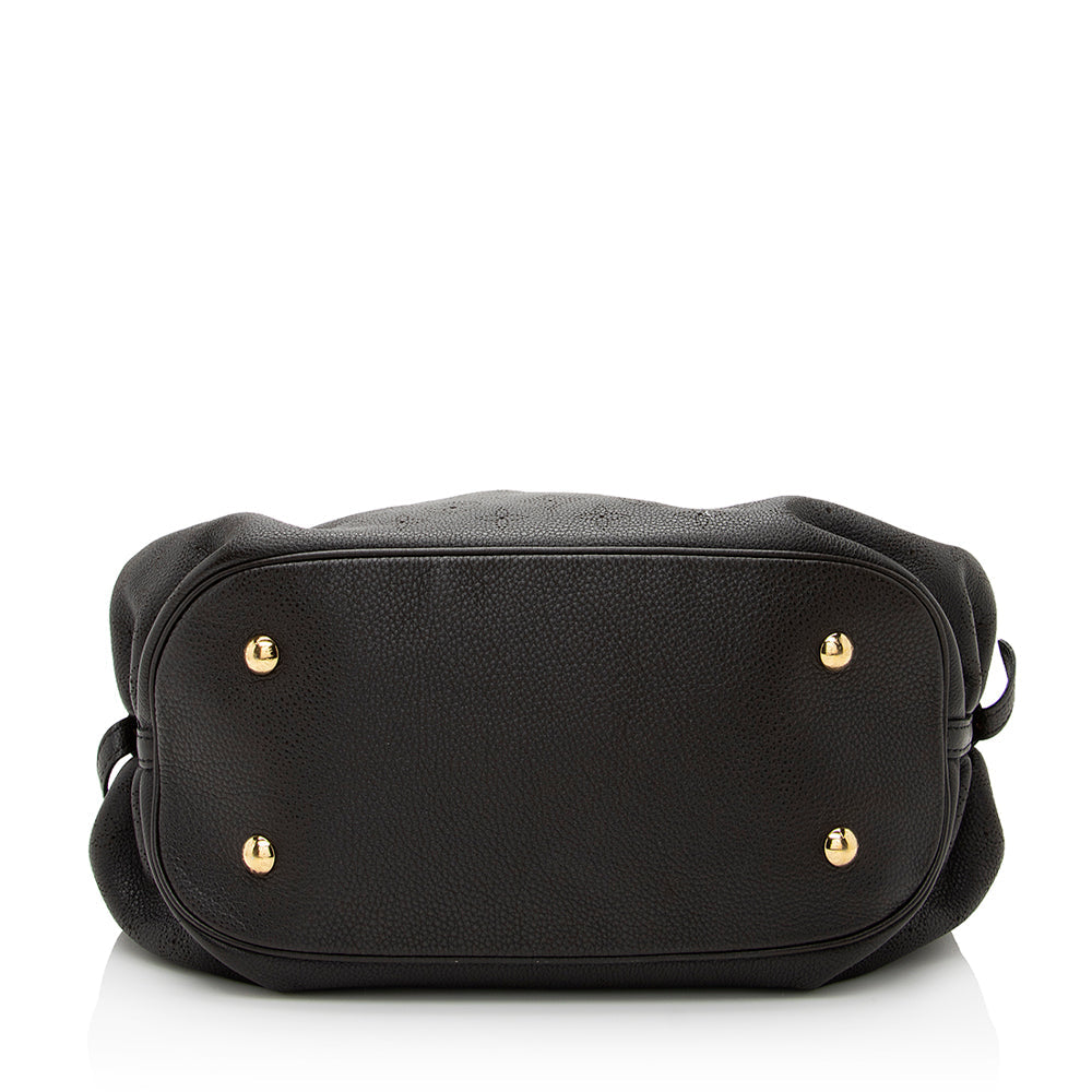 Louis Vuitton Mahina Leather L Hobo (SHF-21768)