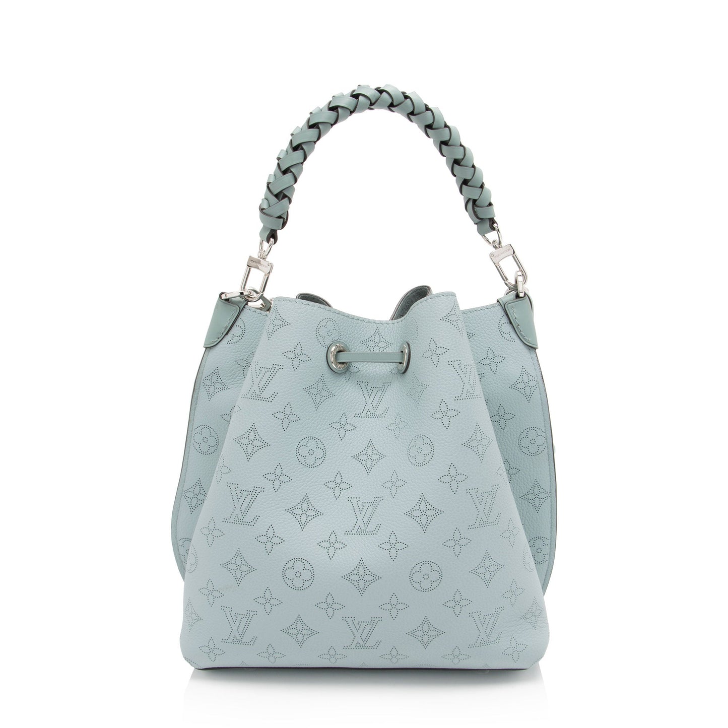 Louis Vuitton Mahina Leather Muria Bucket Bag (SHF-C511ja)