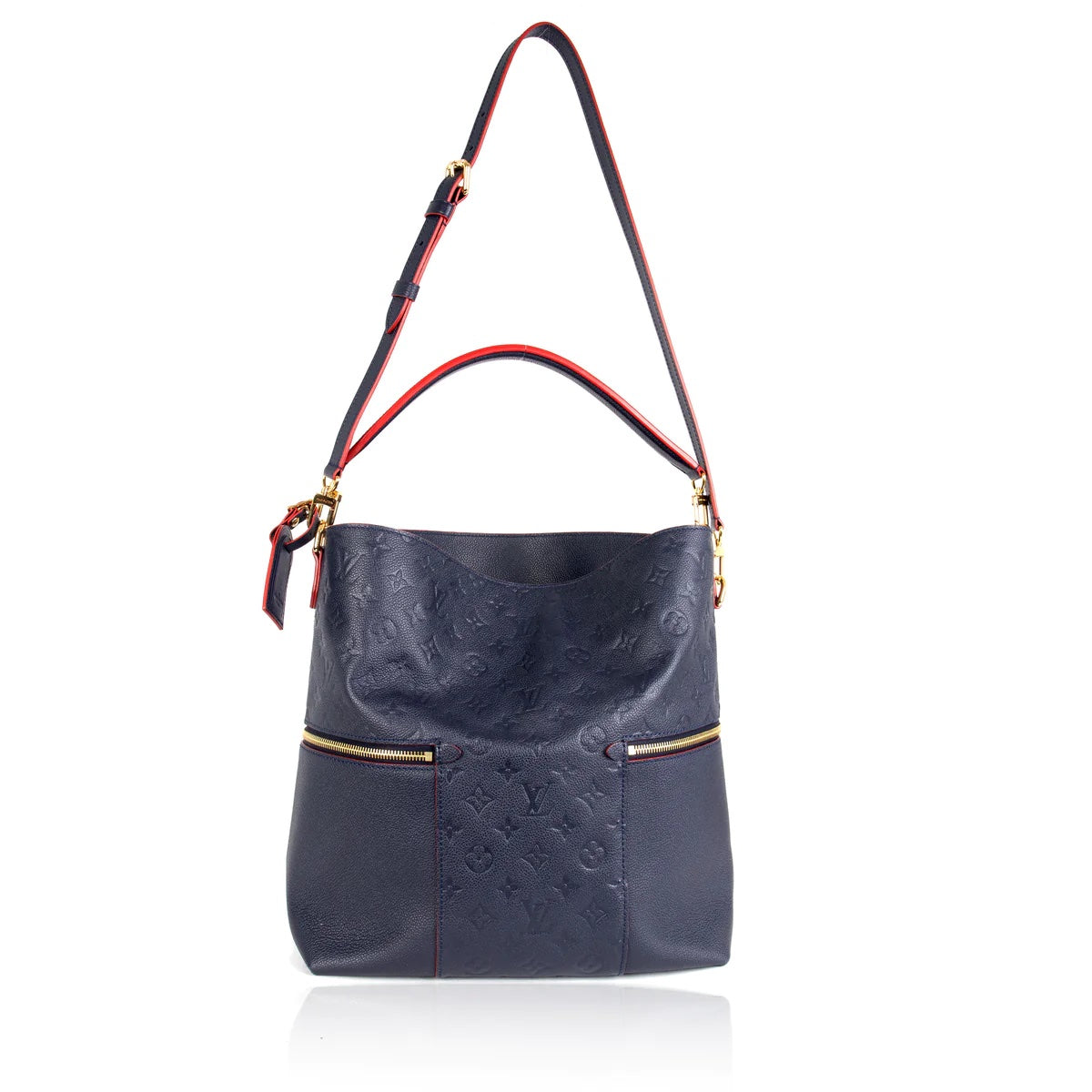 LOUIS VUITTON MONOGRAM EMPREINTE MÃLIE BAG MARINE ROUGE