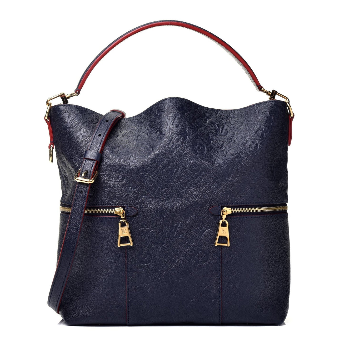 LOUIS VUITTON MONOGRAM EMPREINTE MÃLIE BAG MARINE ROUGE