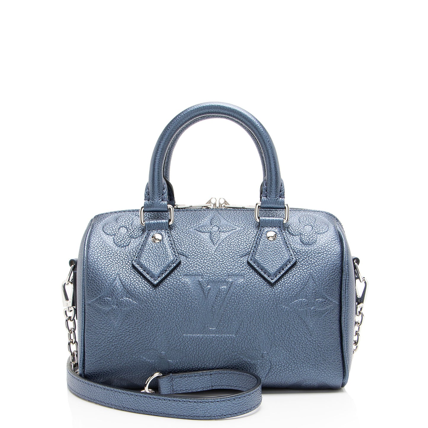 Louis Vuitton Metallic Giant Monogram Empreinte Speedy Bandouliere 20 Satchel