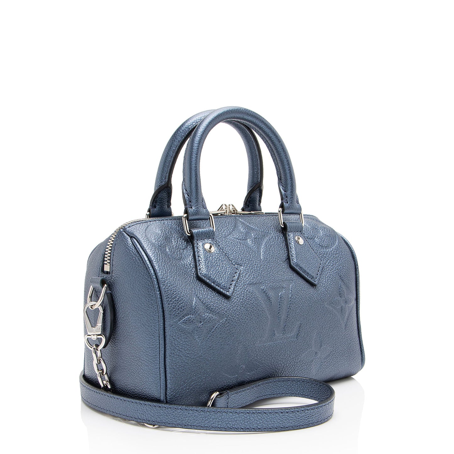Louis Vuitton Metallic Giant Monogram Empreinte Speedy Bandouliere 20 Satchel