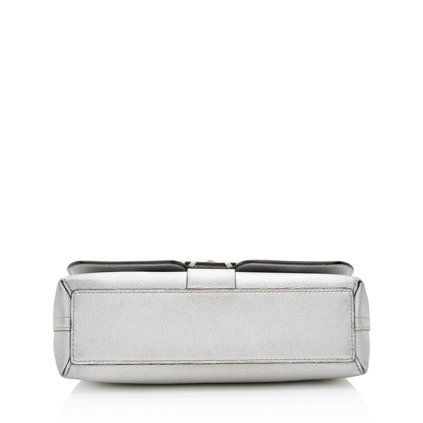 Louis Vuitton Metallic Leather Braided Very Chain Bag (SHF-s7snVl)