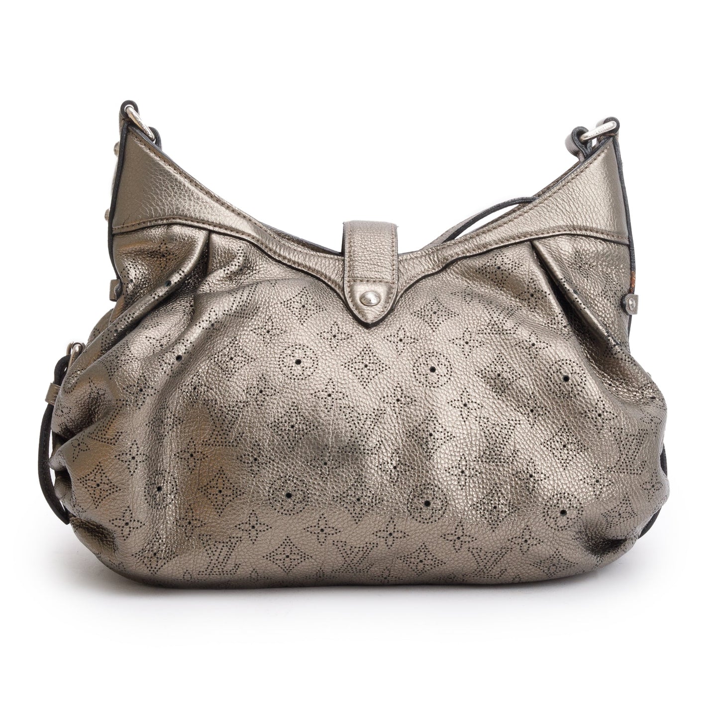 Louis Vuitton Metallic Monogram Mahina Leather XS Hobo
