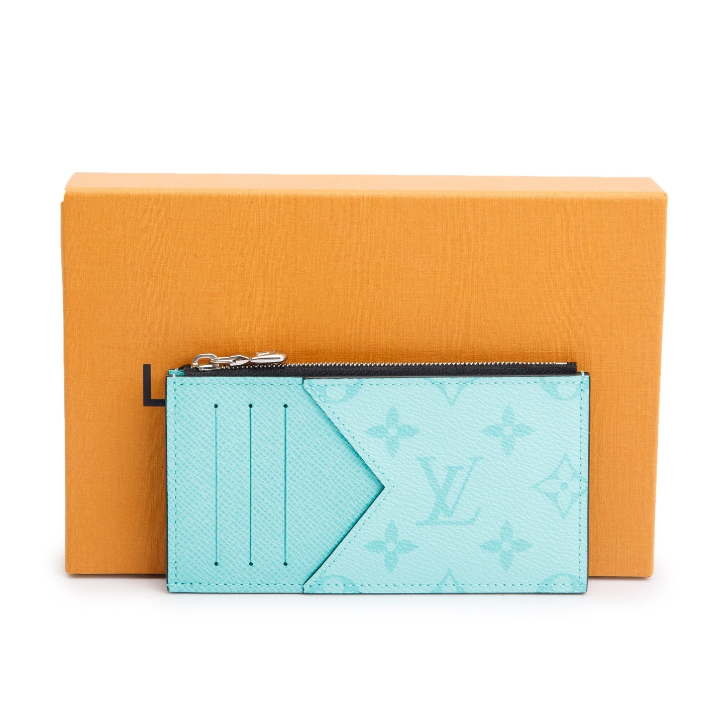 Louis Vuitton Miami Green Monogram & Taigarama Leather Coin Card Holder