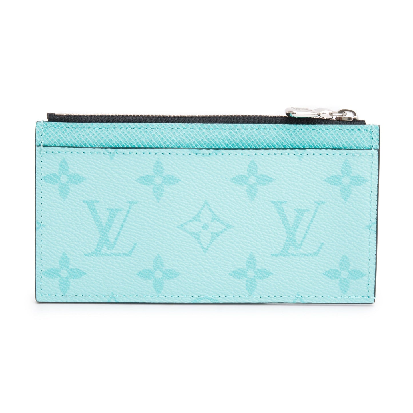 Louis Vuitton Miami Green Monogram & Taigarama Leather Coin Card Holder