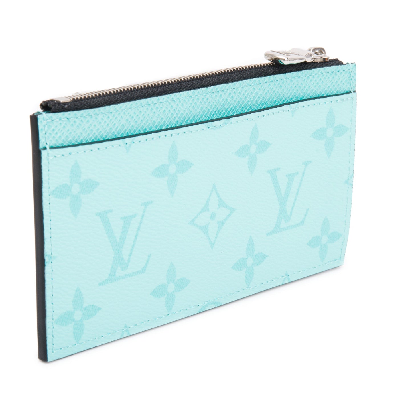 Louis Vuitton Miami Green Monogram & Taigarama Leather Coin Card Holder