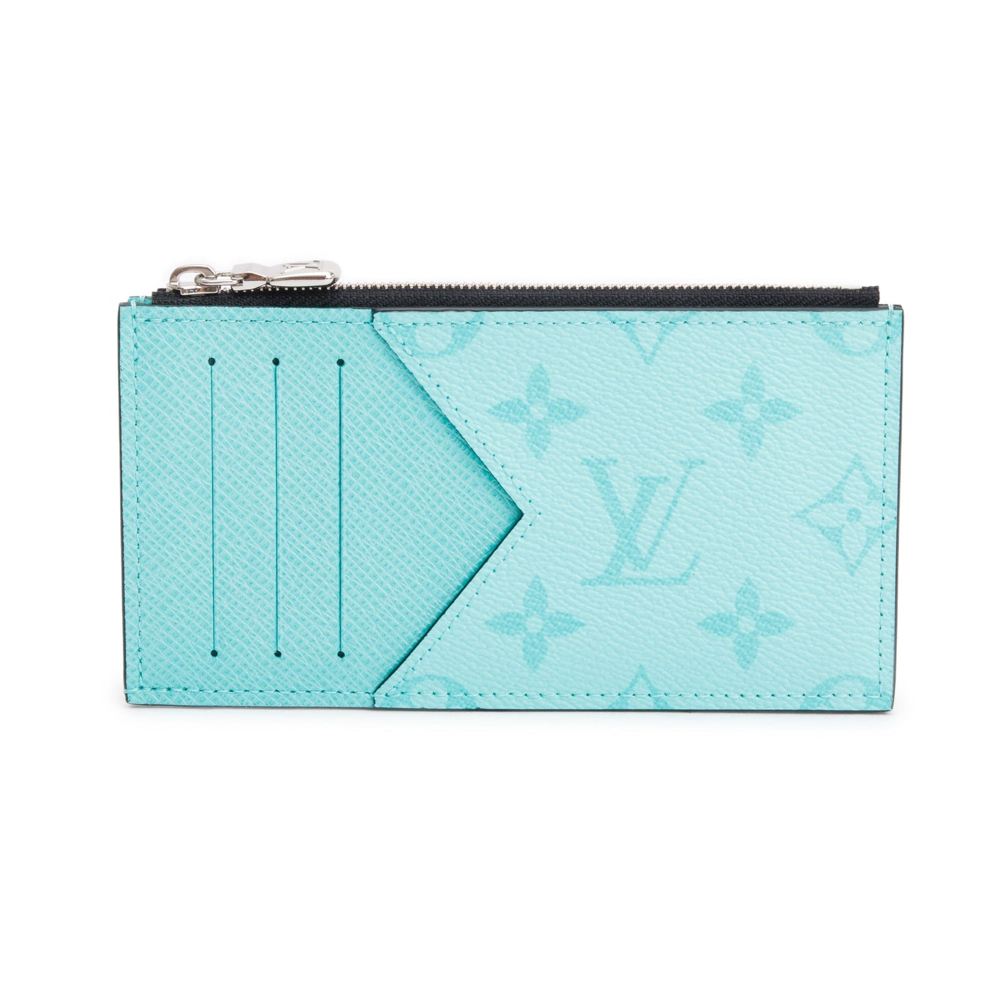 Louis Vuitton Miami Green Monogram & Taigarama Leather Coin Card Holder