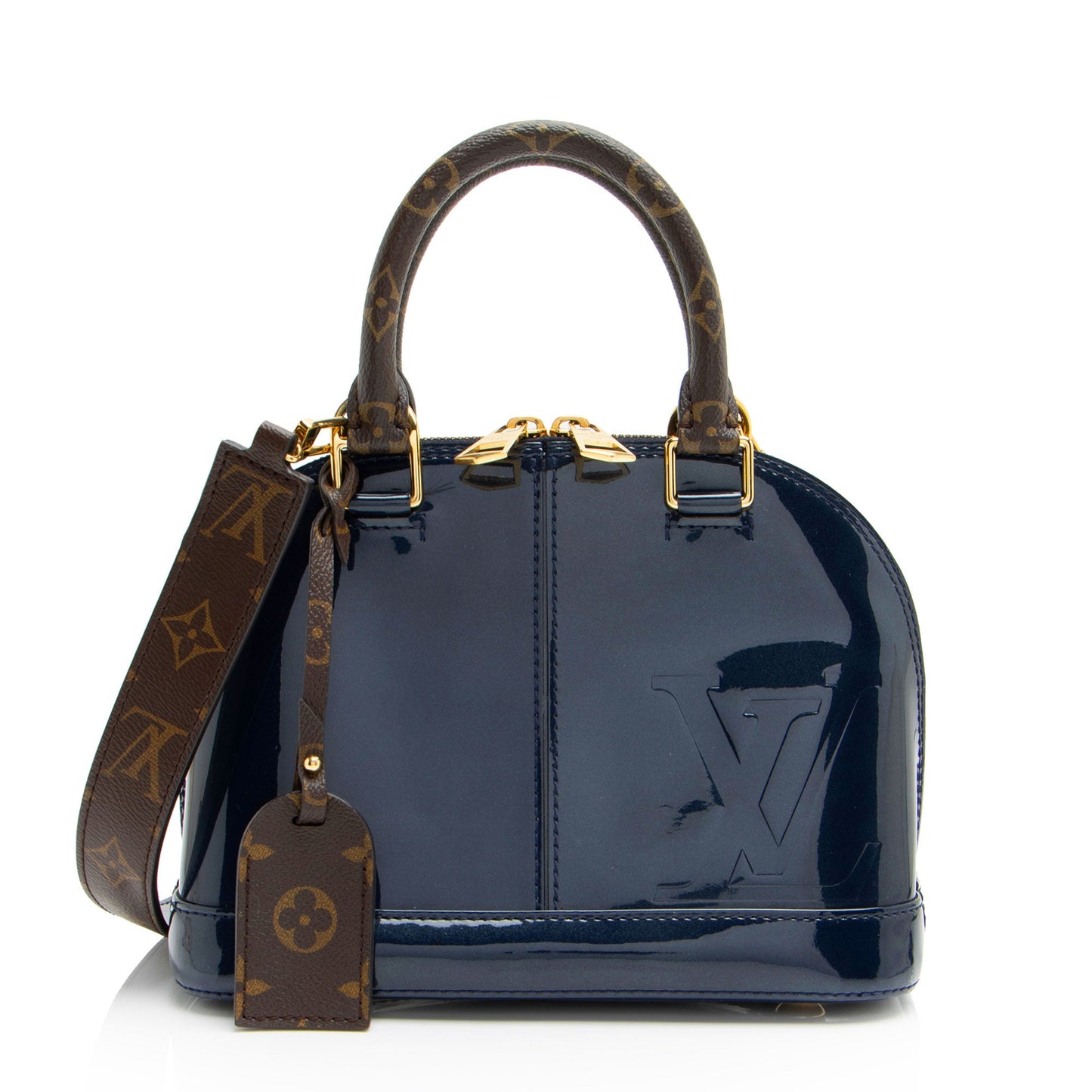 Louis Vuitton Miroir Vernis Alma BB Satchel