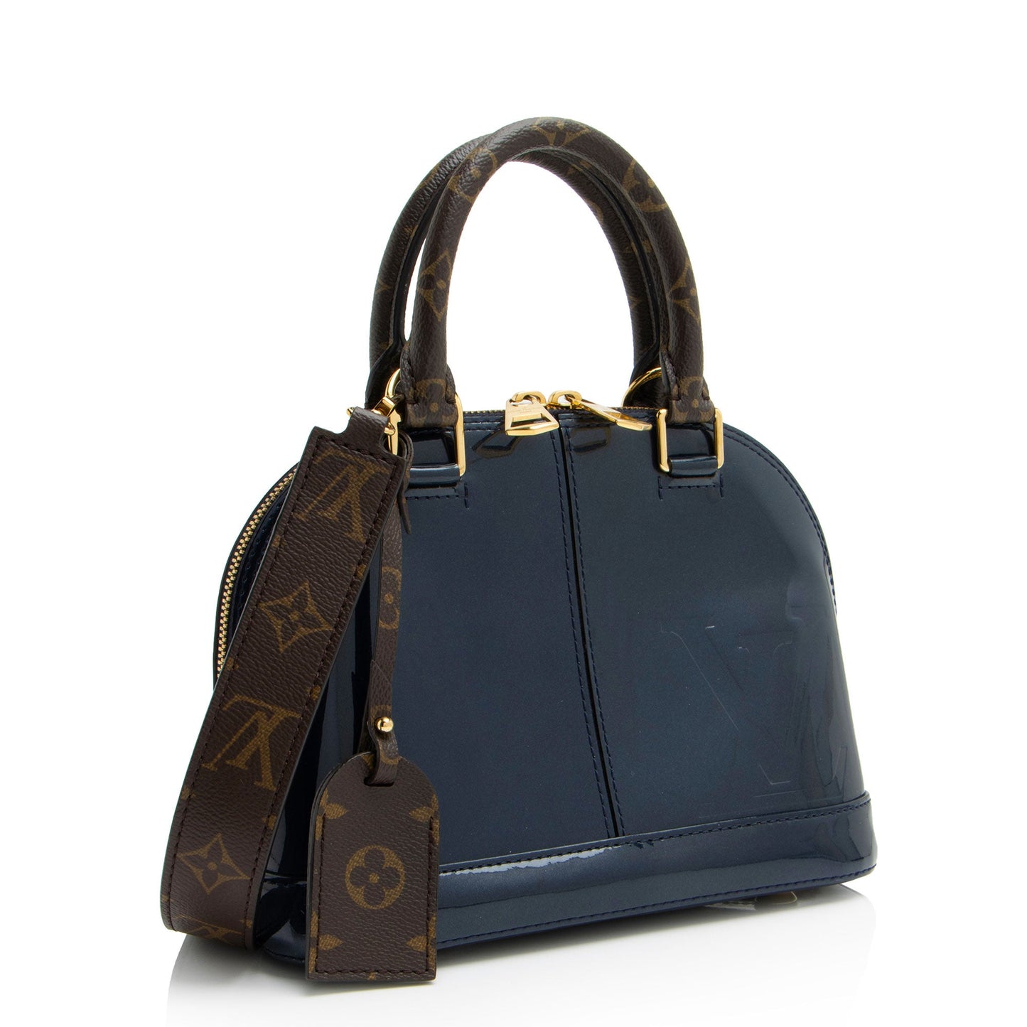 Louis Vuitton Miroir Vernis Alma BB Satchel