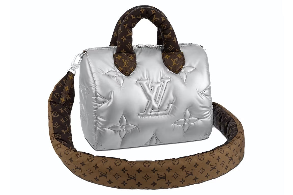 LOUIS VUITTON MONOGRAM PUFFER PILLOW SPEEDY 25 BANDOULIÃRE HANDBAG