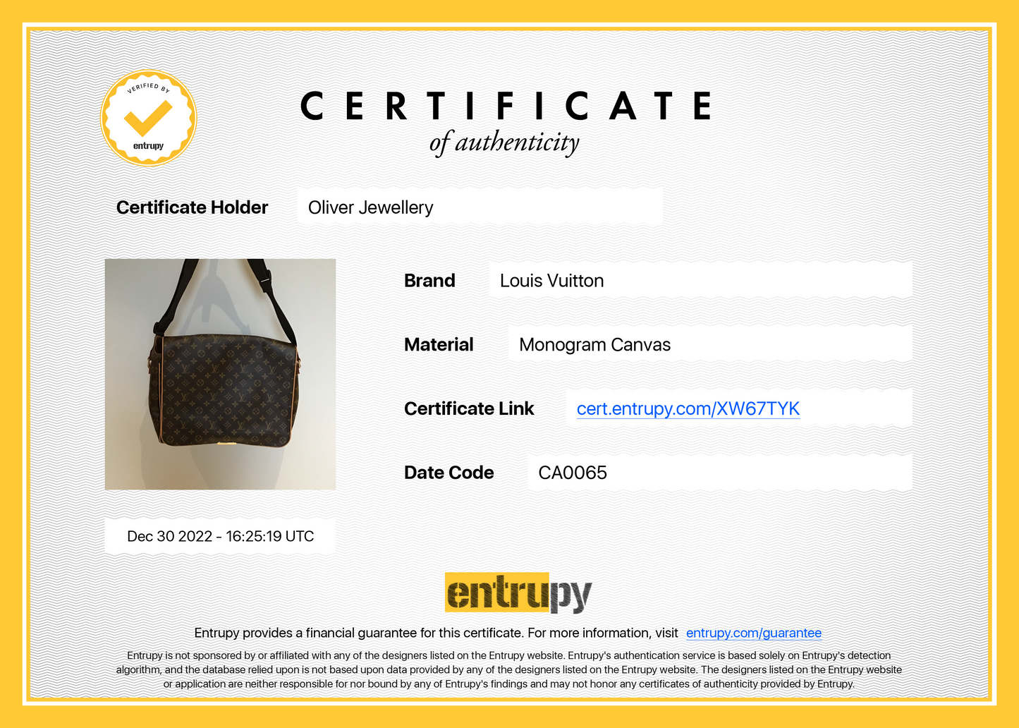 Louis Vuitton Monogram Abbesses Messenger Bag