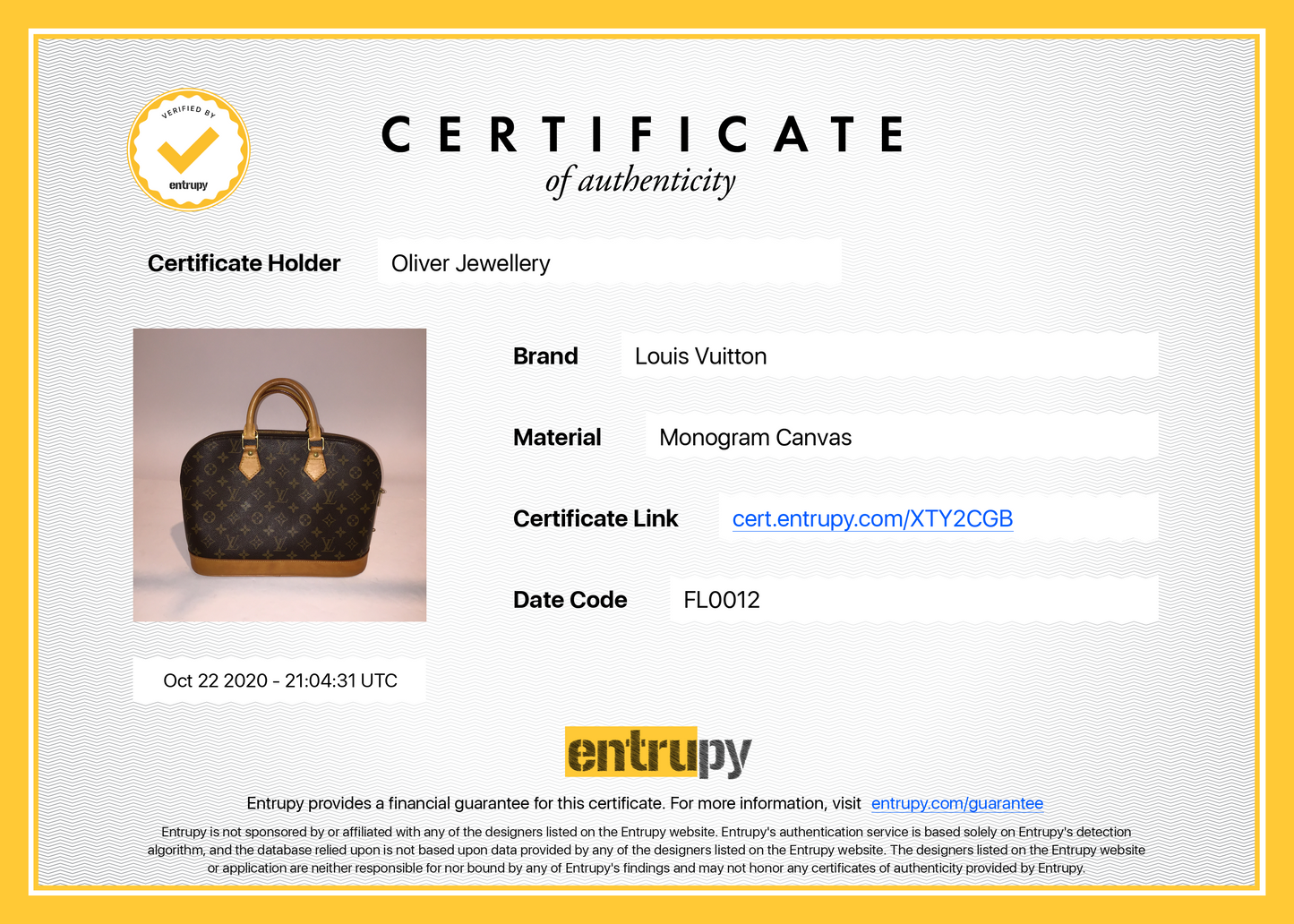 Louis Vuitton Monogram Alma PM