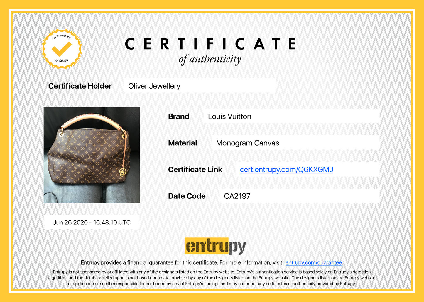 Louis Vuitton Monogram Artsy MM