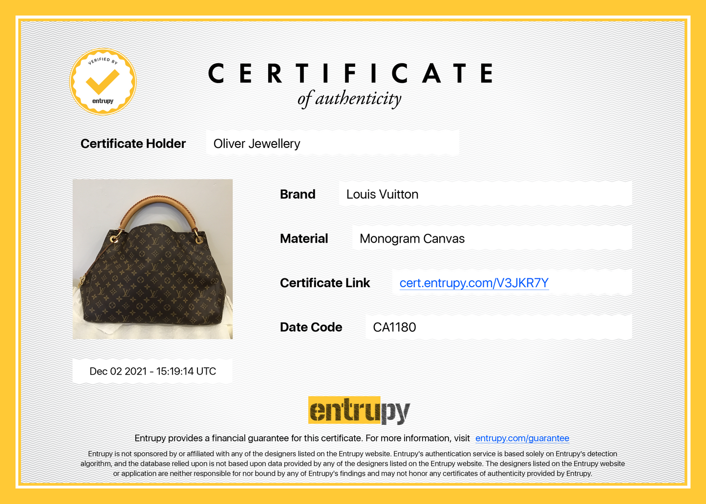 Louis Vuitton Monogram Artsy MM
