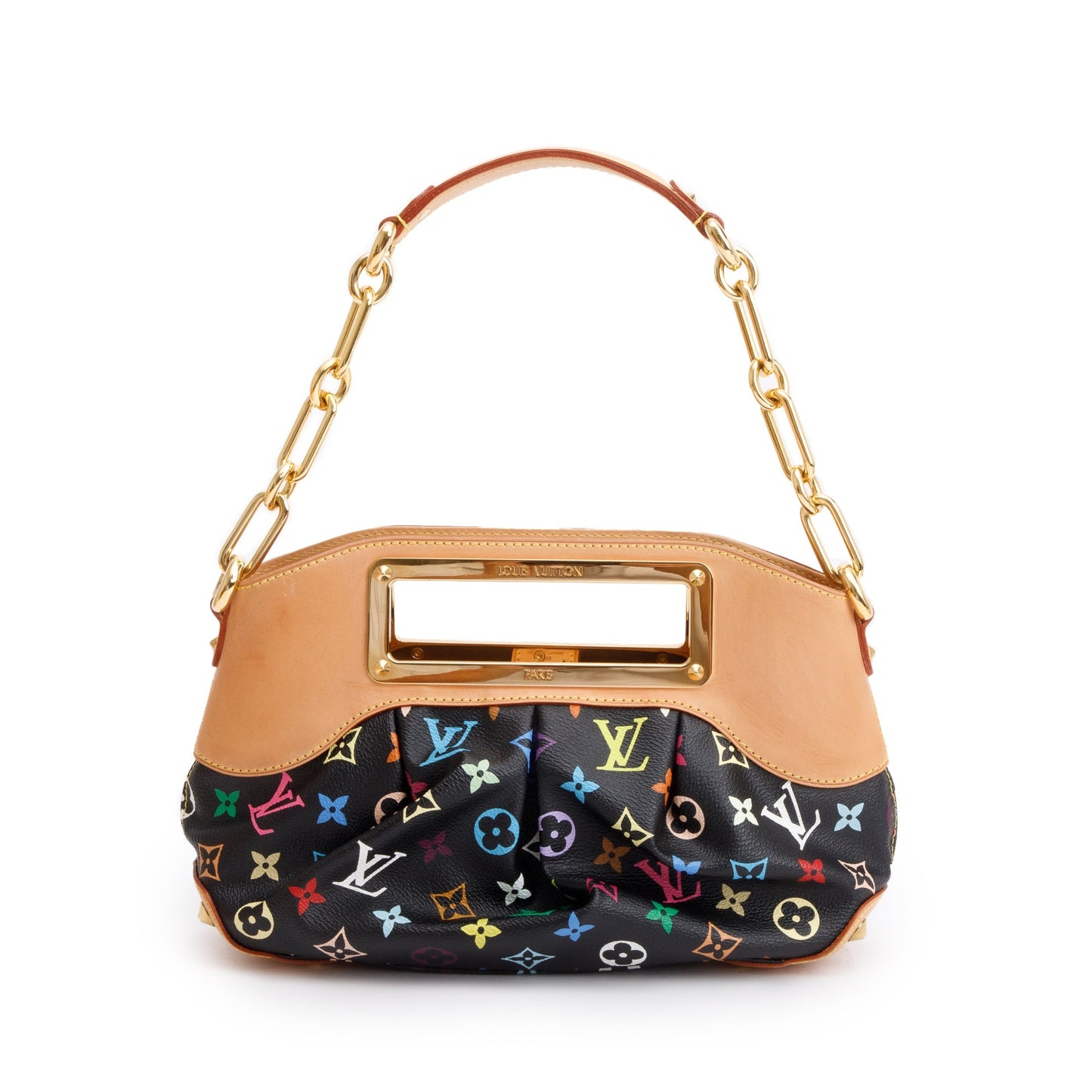 Louis Vuitton Monogram Black Multicolore Judy PM