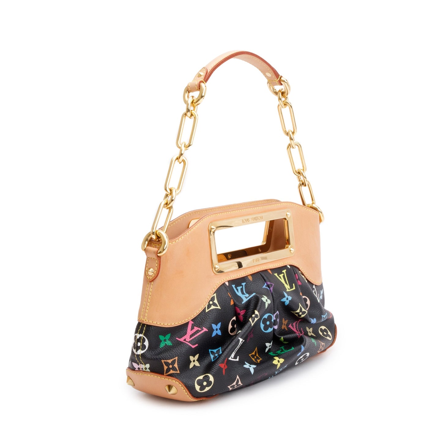 Louis Vuitton Monogram Black Multicolore Judy PM